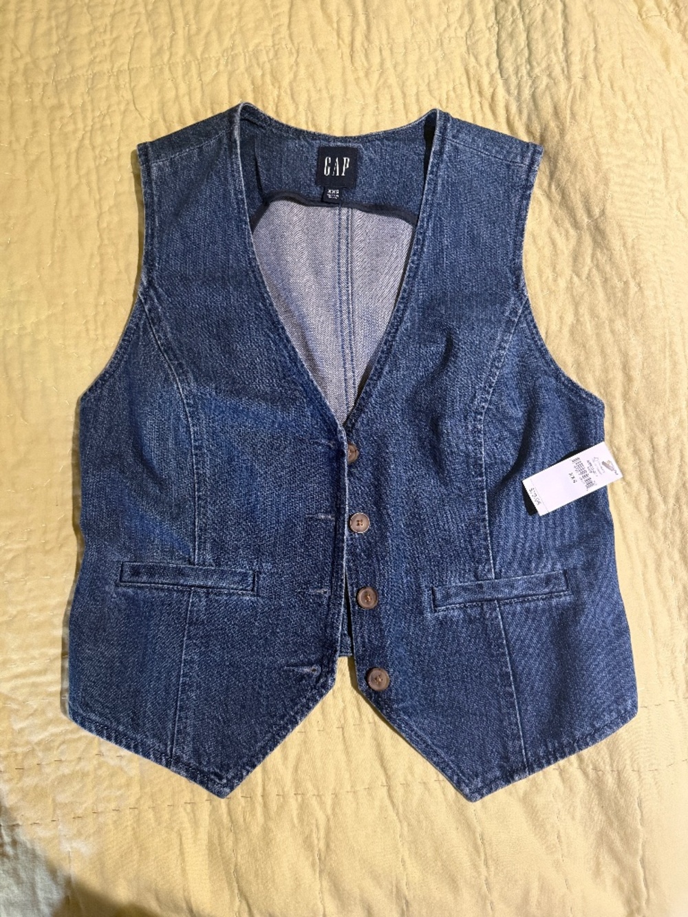 NWT Gap Denim Vest XXS
